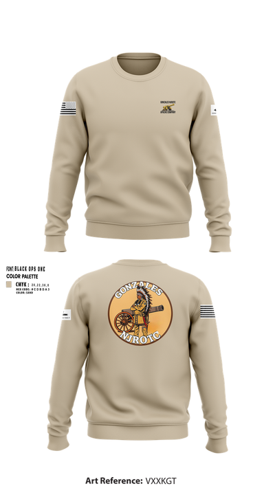 NJROTC Apache Company 29120146 Crew Neck Sweatshirt - 100