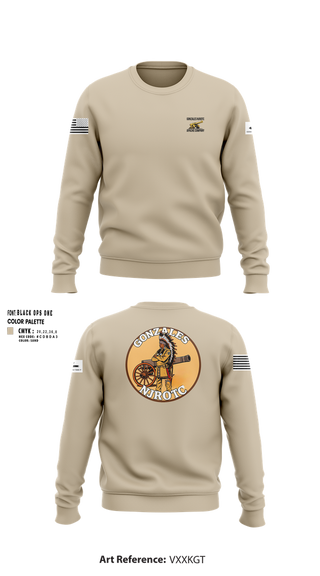 Crew Neck Sweatshirt, NJROTC Apache Company, , Teamtime, Team time, sublimation, custom sports apparel, team uniforms, spirit wear, spiritwear, sports uniforms, custom shirts, team store, custom team store, fundraiser sports, apparel fundraiser