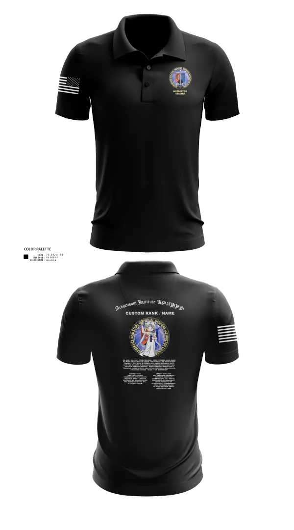 Short Sleeve Performance Polo, Fort Leonard Wood Basic Military Police Schoolhouse Instructors & Faculty, , Teamtime, Team time, sublimation, custom sports apparel, team uniforms, spirit wear, spiritwear, sports uniforms, custom shirts, team store, custom team store, fundraiser sports, apparel fundraiser