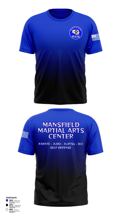 Mansfield Martial Arts Center Short Sleeve Rash Guard Shirt - 8