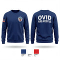 Ovid Fire Dept 72228079 Crew Neck Sweatshirt - 1