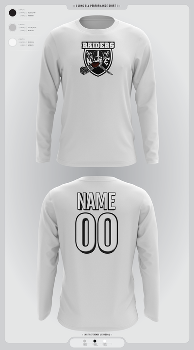 NE Raiders 46563054 Long Sleeve Performance Shirt 8