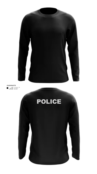 Long Sleeve Performance Shirt, team name, Police, Teamtime, Team time, sublimation, custom sports apparel, team uniforms, spirit wear, spiritwear, sports uniforms, custom shirts, team store, custom team store, fundraiser sports, apparel fundraiser