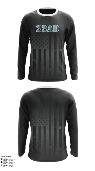 Long Sleeve Performance Shirt, Glory Days/ 22AD, Softball, Teamtime, Team time, sublimation, custom sports apparel, team uniforms, spirit wear, spiritwear, sports uniforms, custom shirts, team store, custom team store, fundraiser sports, apparel fundraiser