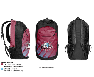 Gear Bag, Talladega College Women’s Soccer, Women's Soccer, Teamtime, Team time, sublimation, custom sports apparel, team uniforms, spirit wear, spiritwear, sports uniforms, custom shirts, team store, custom team store, fundraiser sports, apparel fundraiser