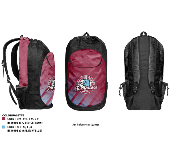 Gear Bag, Talladega College Women’s Soccer, Women's Soccer, Teamtime, Team time, sublimation, custom sports apparel, team uniforms, spirit wear, spiritwear, sports uniforms, custom shirts, team store, custom team store, fundraiser sports, apparel fundraiser