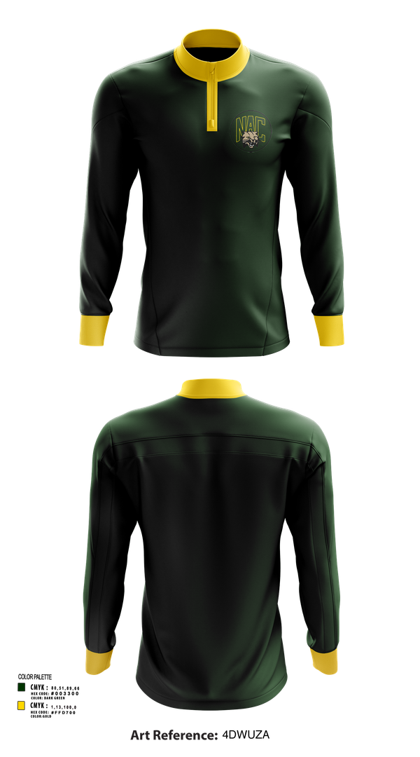 Quarter Zip Jacket, Northern Adirondack Central Middle School Soccer, Men's Soccer, Teamtime, Team time, sublimation, custom sports apparel, team uniforms, spirit wear, spiritwear, sports uniforms, custom shirts, team store, custom team store, fundraiser sports, apparel fundraiser