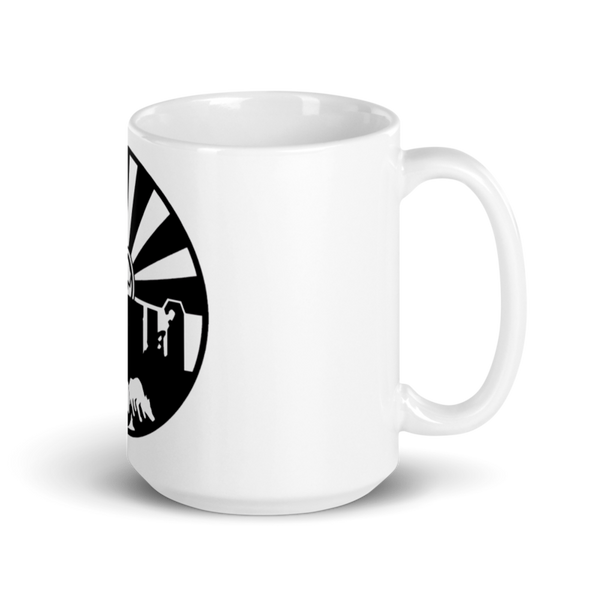 208 Transportation Company 94479647 White Glossy Mug - Small