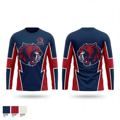 West Virginia Sabers 54265561 Long Sleeve Performance Shirt 1