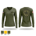 Sevier County Sheriff SRT 6605826 Women's Long Sleeve V-neck Shirt - 3
