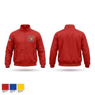 Windbreaker, Powell Town Volunteer Fire Department, Fire Department, Teamtime, Team time, sublimation, custom sports apparel, team uniforms, spirit wear, spiritwear, sports uniforms, custom shirts, team store, custom team store, fundraiser sports, apparel fundraiser