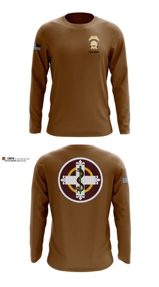 Long Sleeve Performance Shirt, 424th MMB, Army, Teamtime, Team time, sublimation, custom sports apparel, team uniforms, spirit wear, spiritwear, sports uniforms, custom shirts, team store, custom team store, fundraiser sports, apparel fundraiser
