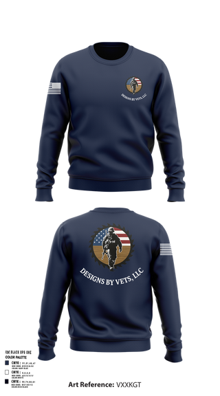 Crew Neck Sweatshirt, Designs By Vets, , Teamtime, Team time, sublimation, custom sports apparel, team uniforms, spirit wear, spiritwear, sports uniforms, custom shirts, team store, custom team store, fundraiser sports, apparel fundraiser