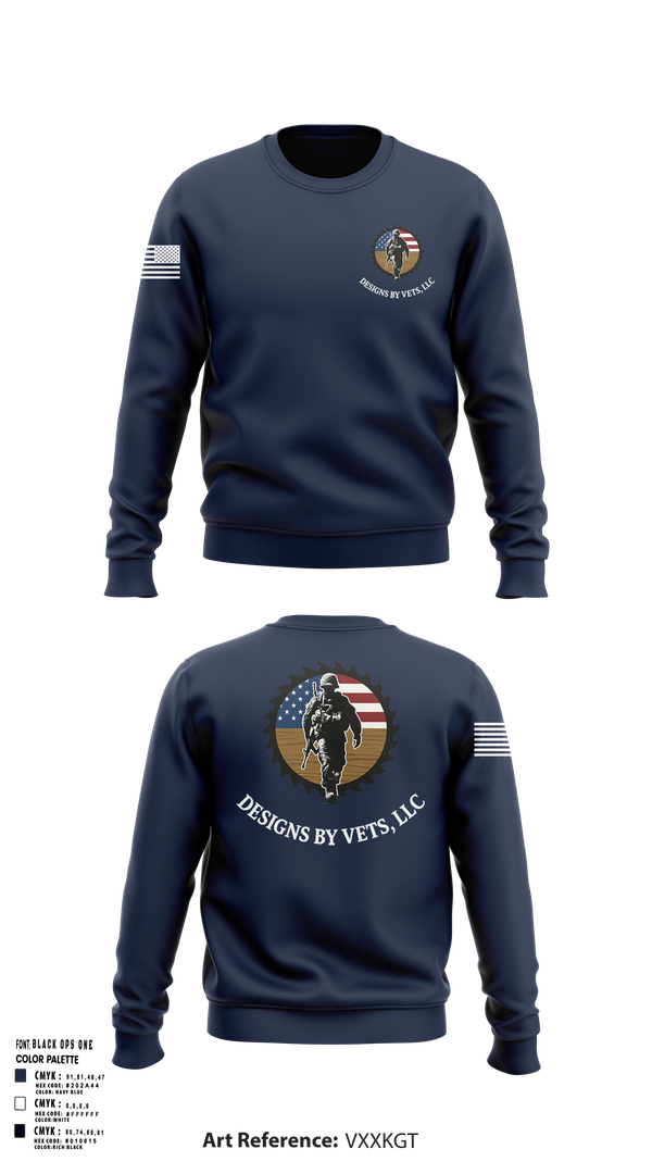 Crew Neck Sweatshirt, Designs By Vets, , Teamtime, Team time, sublimation, custom sports apparel, team uniforms, spirit wear, spiritwear, sports uniforms, custom shirts, team store, custom team store, fundraiser sports, apparel fundraiser