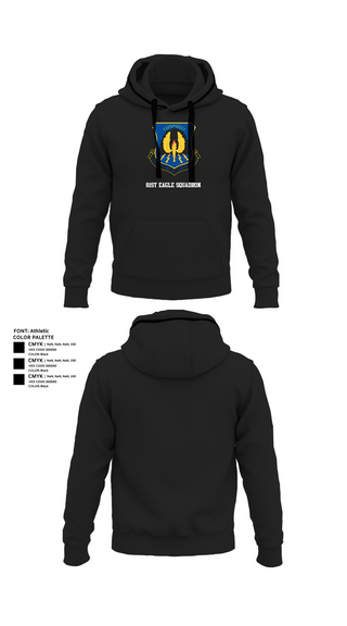 Hoodie, 61st Eagle Squadron, Air Force, Teamtime, Team time, sublimation, custom sports apparel, team uniforms, spirit wear, spiritwear, sports uniforms, custom shirts, team store, custom team store, fundraiser sports, apparel fundraiser