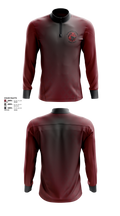 Clark Middle School 62520658 Quarter Zip Jacket - 1