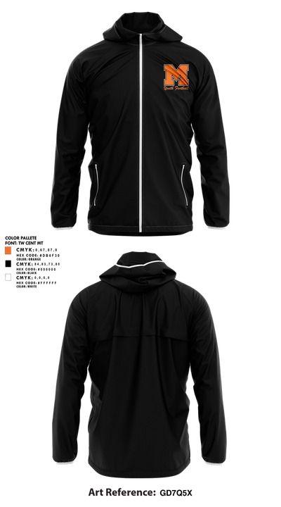 Molalla Football 56793694 Windbreaker - 8