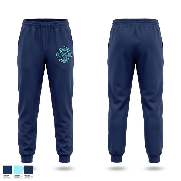 Sweatpants, Jackson Fire Department, Fire Department, Teamtime, Team time, sublimation, custom sports apparel, team uniforms, spirit wear, spiritwear, sports uniforms, custom shirts, team store, custom team store, fundraiser sports, apparel fundraiser