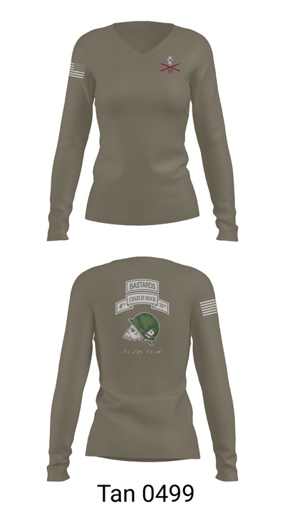 Charlie Rock, 4-31 IN, 2IBCT, 10MTN 63495362 Women's Long Sleeve V-neck Shirt - 77