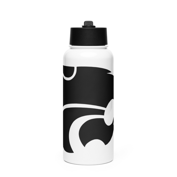 Salina High School Cheer 16938954 Stainless Steel Water Bottle with a Straw Lid