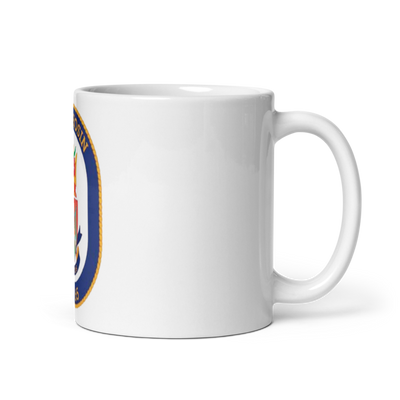 USS CHOSIN 15213458 White Glossy Mug - Large