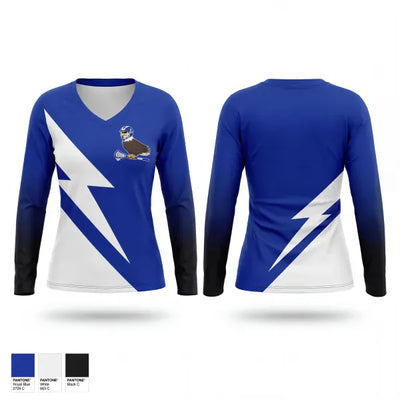 War Eagles 14797826 Women's Long Sleeve V-neck Shirt - 1