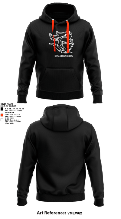 Otsego Knights 55342231 Hoodie - 1
