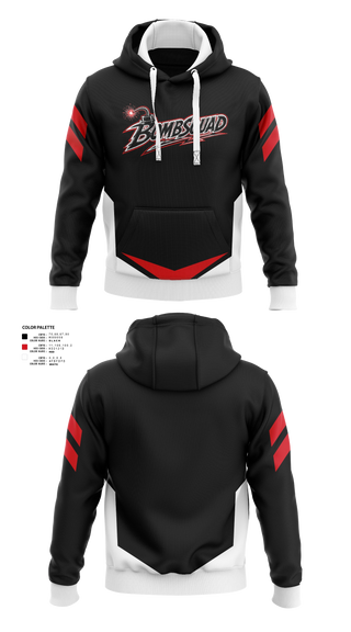 Hoodie, Bombsquad 11u, Baseball, Teamtime, Team time, sublimation, custom sports apparel, team uniforms, spirit wear, spiritwear, sports uniforms, custom shirts, team store, custom team store, fundraiser sports, apparel fundraiser