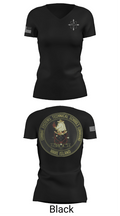 Combat Systems Technical Schools Command 87926164 Women's Short Sleeve V-neck Shirt - 24