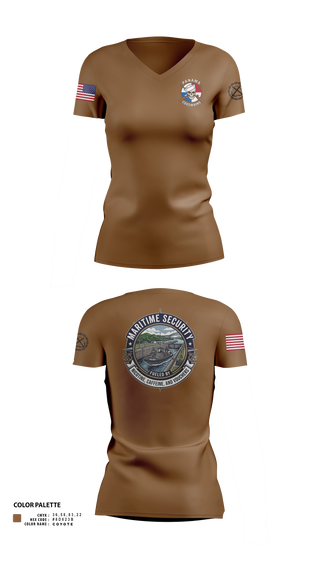 Womens Short Sleeve Vneck Shirt, MSRON TWO, Navy, Teamtime, Team time, sublimation, custom sports apparel, team uniforms, spirit wear, spiritwear, sports uniforms, custom shirts, team store, custom team store, fundraiser sports, apparel fundraiser
