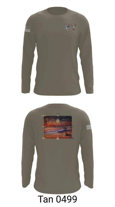 NAVSTA MAYPORT SECURITY 9551014 Long Sleeve Performance Shirt 63
