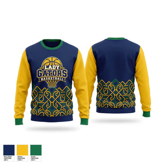 Crew Neck Sweatshirt, Land O Lakes Lady Gators, Women's Basketball, Teamtime, Team time, sublimation, custom sports apparel, team uniforms, spirit wear, spiritwear, sports uniforms, custom shirts, team store, custom team store, fundraiser sports, apparel fundraiser