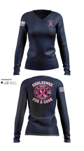 Cooleemee fire department Women's Long Sleeve V-neck Shirt - 22
