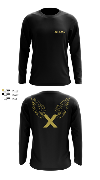 Long Sleeve Performance Shirt, XIOS Strength & ConditioningXIOS Strength & Conditioning, Spirit Store, Teamtime, Team time, sublimation, custom sports apparel, team uniforms, spirit wear, spiritwear, sports uniforms, custom shirts, team store, custom team store, fundraiser sports, apparel fundraiser