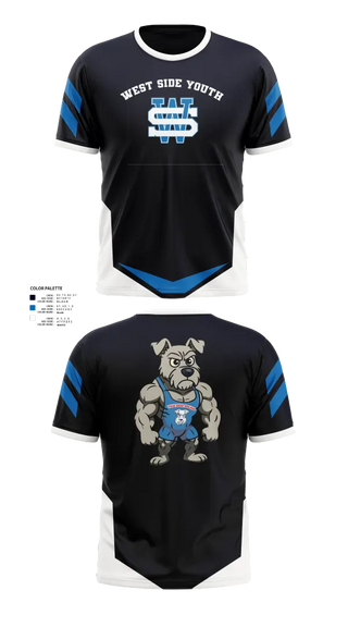 Short Sleeve Performance Shirt, West Side Youth, Wrestling, Teamtime, Team time, sublimation, custom sports apparel, team uniforms, spirit wear, spiritwear, sports uniforms, custom shirts, team store, custom team store, fundraiser sports, apparel fundraiser