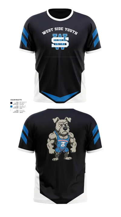 West Side Youth 30523994 Short Sleeve Performance Shirt - 1
