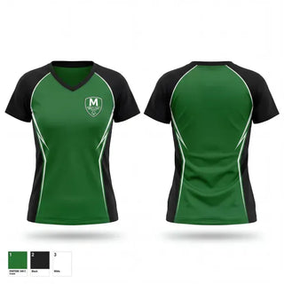 Womens Short Sleeve Vneck Shirt, Morgan County Mustang, Men's Basketball, Teamtime, Team time, sublimation, custom sports apparel, team uniforms, spirit wear, spiritwear, sports uniforms, custom shirts, team store, custom team store, fundraiser sports, apparel fundraiser