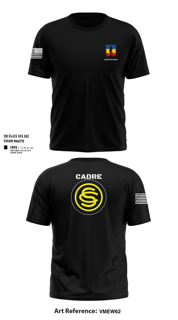 Short Sleeve Performance Shirt, 1/243 RTI OCS, , Teamtime, Team time, sublimation, custom sports apparel, team uniforms, spirit wear, spiritwear, sports uniforms, custom shirts, team store, custom team store, fundraiser sports, apparel fundraiser