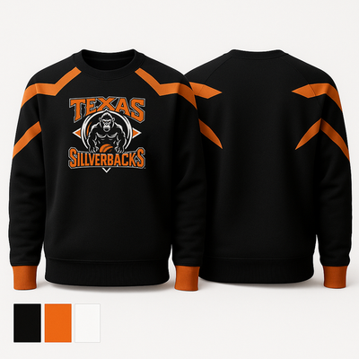Texas silverbacks 81060417 Crew Neck Sweatshirt - 1