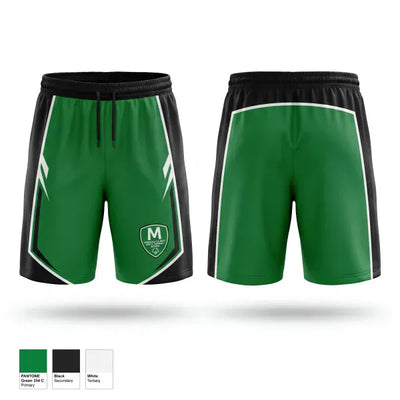 Morgan County Mustang 74922466 Athletic Shorts With Pockets - 1