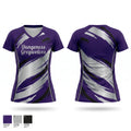 Dungeness Greywolves Women's Short Sleeve V-neck Shirt - 1
