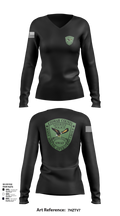 Etowah County JSOG 23168603 Women's Long Sleeve V-neck Shirt - 103