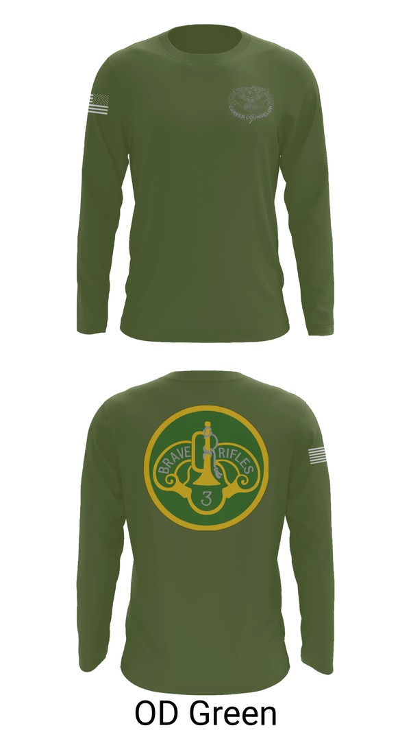 Long Sleeve Performance Shirt, 3d Cavalry Regiment, Army, Teamtime, Team time, sublimation, custom sports apparel, team uniforms, spirit wear, spiritwear, sports uniforms, custom shirts, team store, custom team store, fundraiser sports, apparel fundraiser