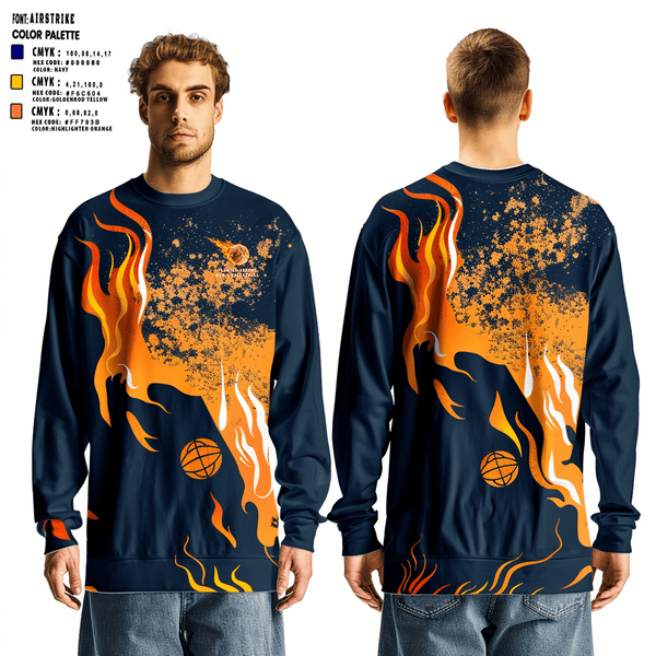 Long Sleeve Performance Shirt, Flaming Arrows, Men's Basketball, Teamtime, Team time, sublimation, custom sports apparel, team uniforms, spirit wear, spiritwear, sports uniforms, custom shirts, team store, custom team store, fundraiser sports, apparel fundraiser