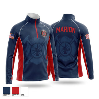 Windbreaker, Marion, Fire Department, Teamtime, Team time, sublimation, custom sports apparel, team uniforms, spirit wear, spiritwear, sports uniforms, custom shirts, team store, custom team store, fundraiser sports, apparel fundraiser