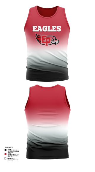Tank Top, Eagles, Cheer, Teamtime, Team time, sublimation, custom sports apparel, team uniforms, spirit wear, spiritwear, sports uniforms, custom shirts, team store, custom team store, fundraiser sports, apparel fundraiser