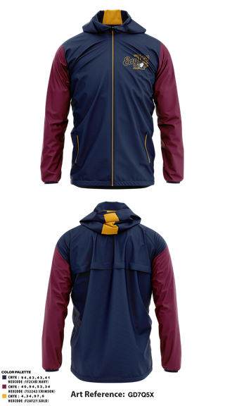 Windbreaker, Eagles, Baseball, Teamtime, Team time, sublimation, custom sports apparel, team uniforms, spirit wear, spiritwear, sports uniforms, custom shirts, team store, custom team store, fundraiser sports, apparel fundraiser