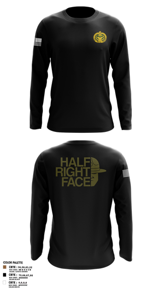 Long Sleeve Performance Shirt, C Co 2/397th, Army, Teamtime, Team time, sublimation, custom sports apparel, team uniforms, spirit wear, spiritwear, sports uniforms, custom shirts, team store, custom team store, fundraiser sports, apparel fundraiser