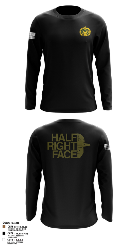 Long Sleeve Performance Shirt, C Co 2/397th, Army, Teamtime, Team time, sublimation, custom sports apparel, team uniforms, spirit wear, spiritwear, sports uniforms, custom shirts, team store, custom team store, fundraiser sports, apparel fundraiser