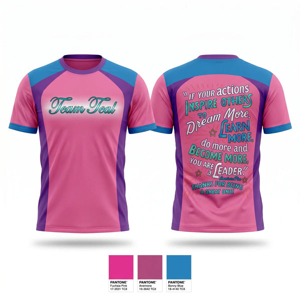Soft Poly Tee Cotton Like Feel, Team Teal, EMS/EMT, Teamtime, Team time, sublimation, custom sports apparel, team uniforms, spirit wear, spiritwear, sports uniforms, custom shirts, team store, custom team store, fundraiser sports, apparel fundraiser